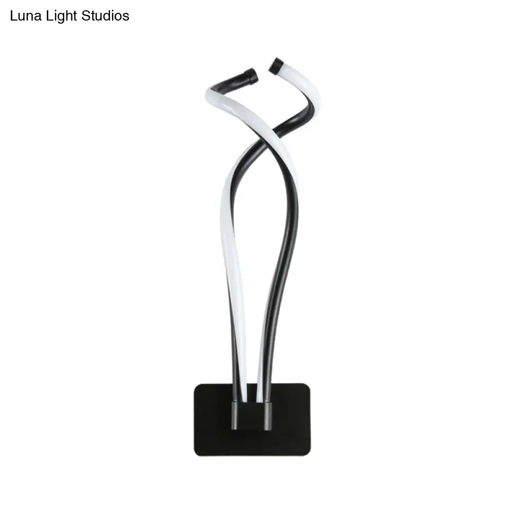 DecorBites™ Art Deco Twisting LED Wall Sconce: Metal Edition for Bedroom Lighting