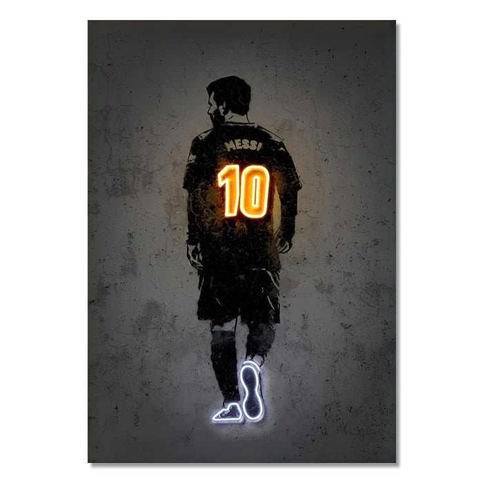 DecorBites™ Athlete Pop Art Canvas Prints for Home