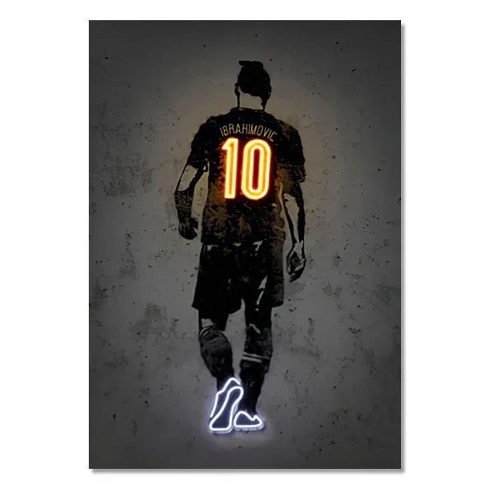 DecorBites™ Athlete Pop Art Canvas Prints for Home