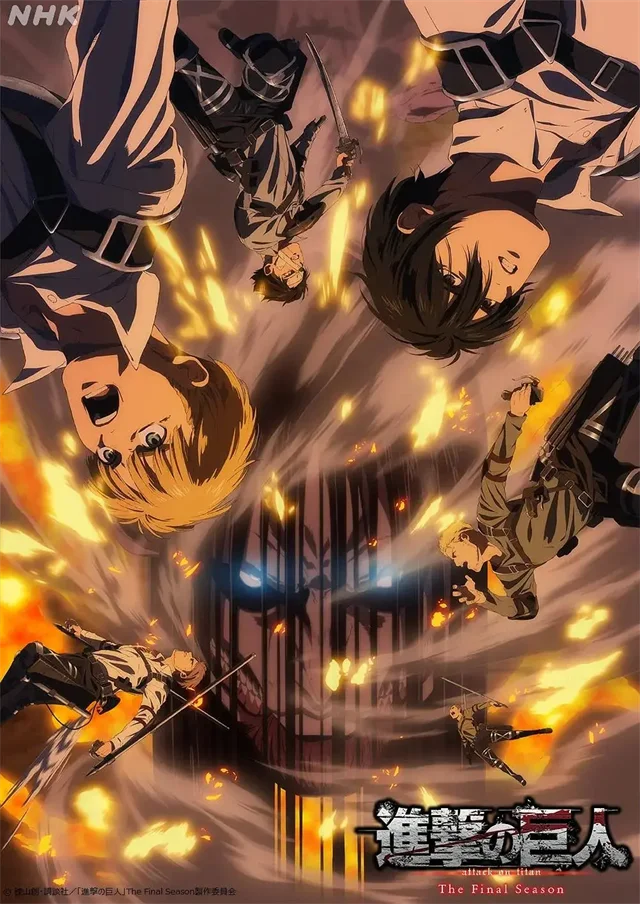 DecorBites™ "Attack on Titan Final Season Anime Poster"