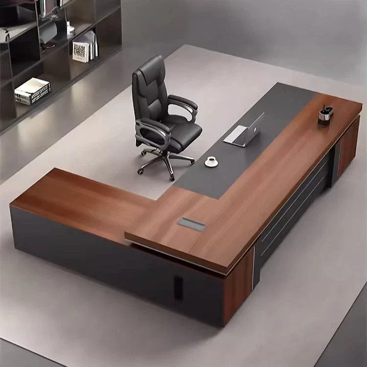 August · Modern Executive L-Shaped Desk