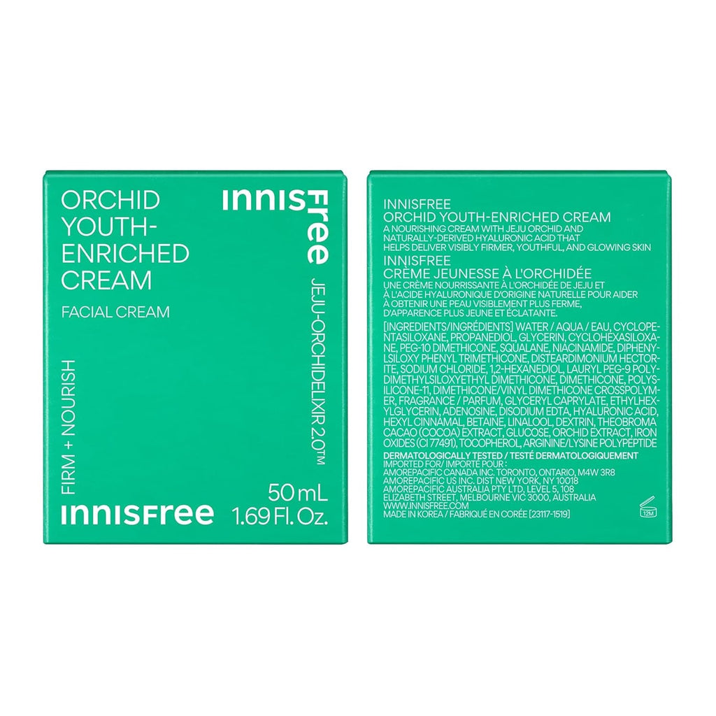 Orchid Youth-Enriched Cream, Korean Face Cream for Firming and Hydrated Skin