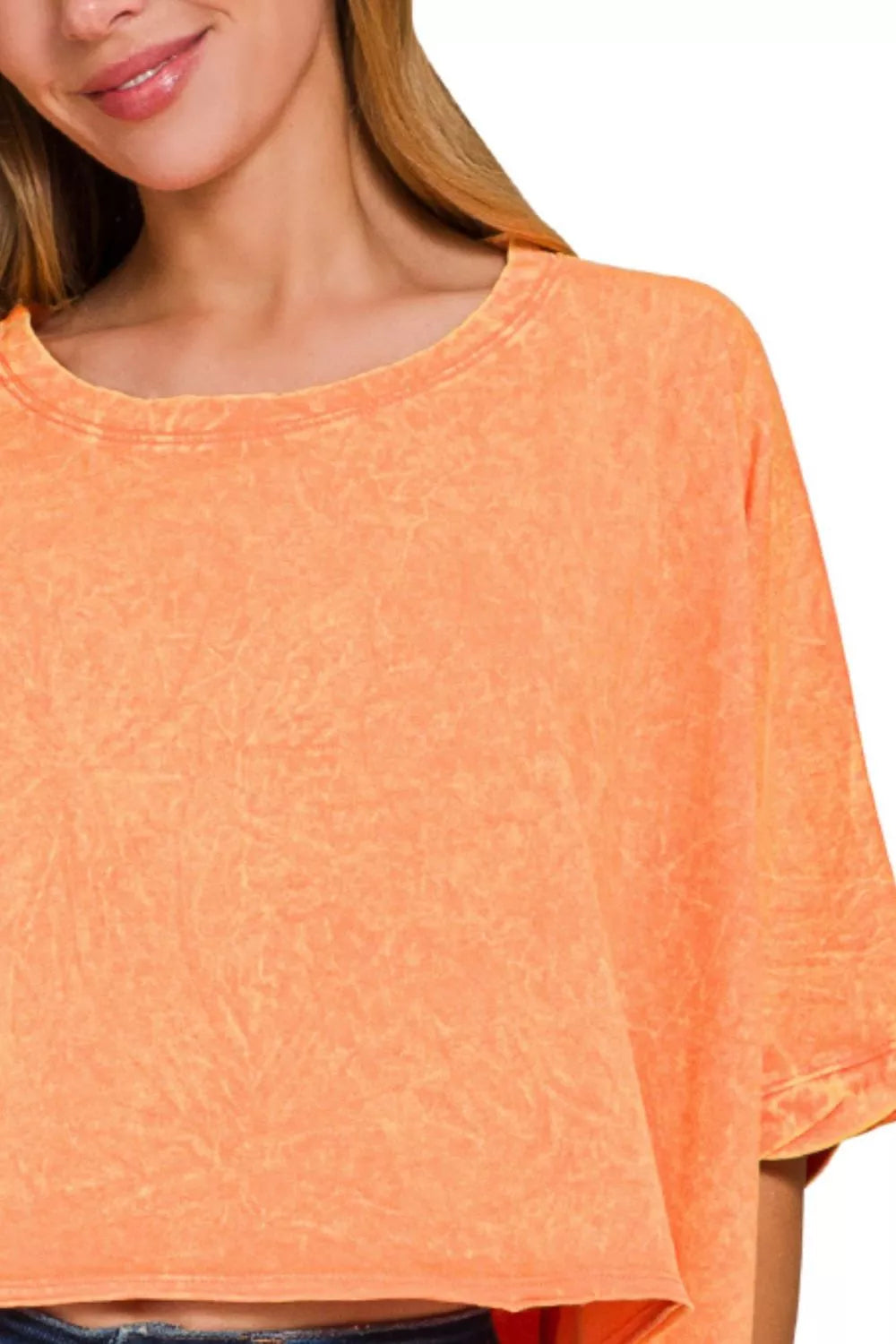 Premium Cotton Crinkle Wash Oversized T-Shirt