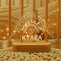DecorBites™ Baby Kids USB Night Light Personalized Children Name Lamp Custom Nursery Newborn Bedroom Home Decoration Birthday Souvenir Gift
