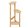 DecorBites™ Bamboo Tall Corner Plant Stand - Outdoor Garden Rack