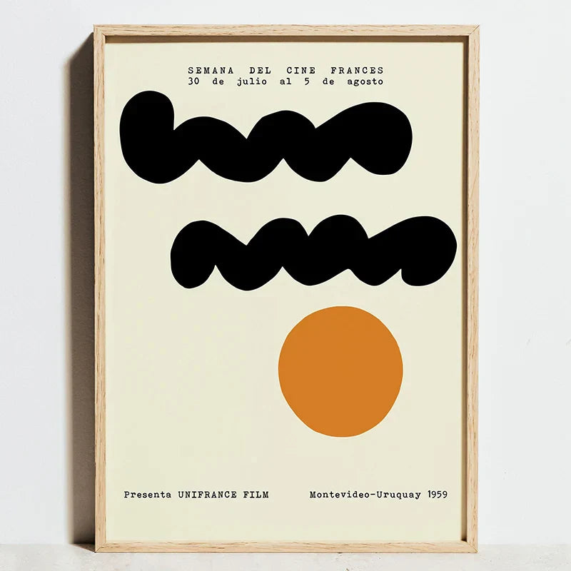 DecorBites™ Bauhaus Movement Geometric Exhibition Posters Wall Art