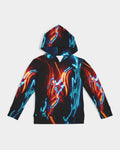 ELECTRICLY BLUE AND RED DESIGN BY FLIPSTYLEZ Kids Hoodie
