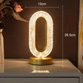 DecorBites™ Bedroom Crystal Touch Dimming Night Light Girls Room Home Decor Aesthetics USB Bedside LED Ambient Table 3D Moon Lamp