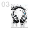 DecorBites™ Black and White Game Controller Wall Art