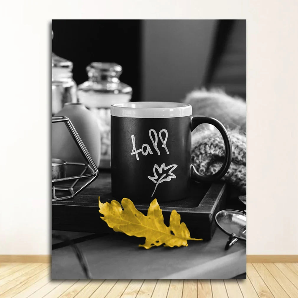 DecorBites™ Black and White Nordic Landscape Canvas Set