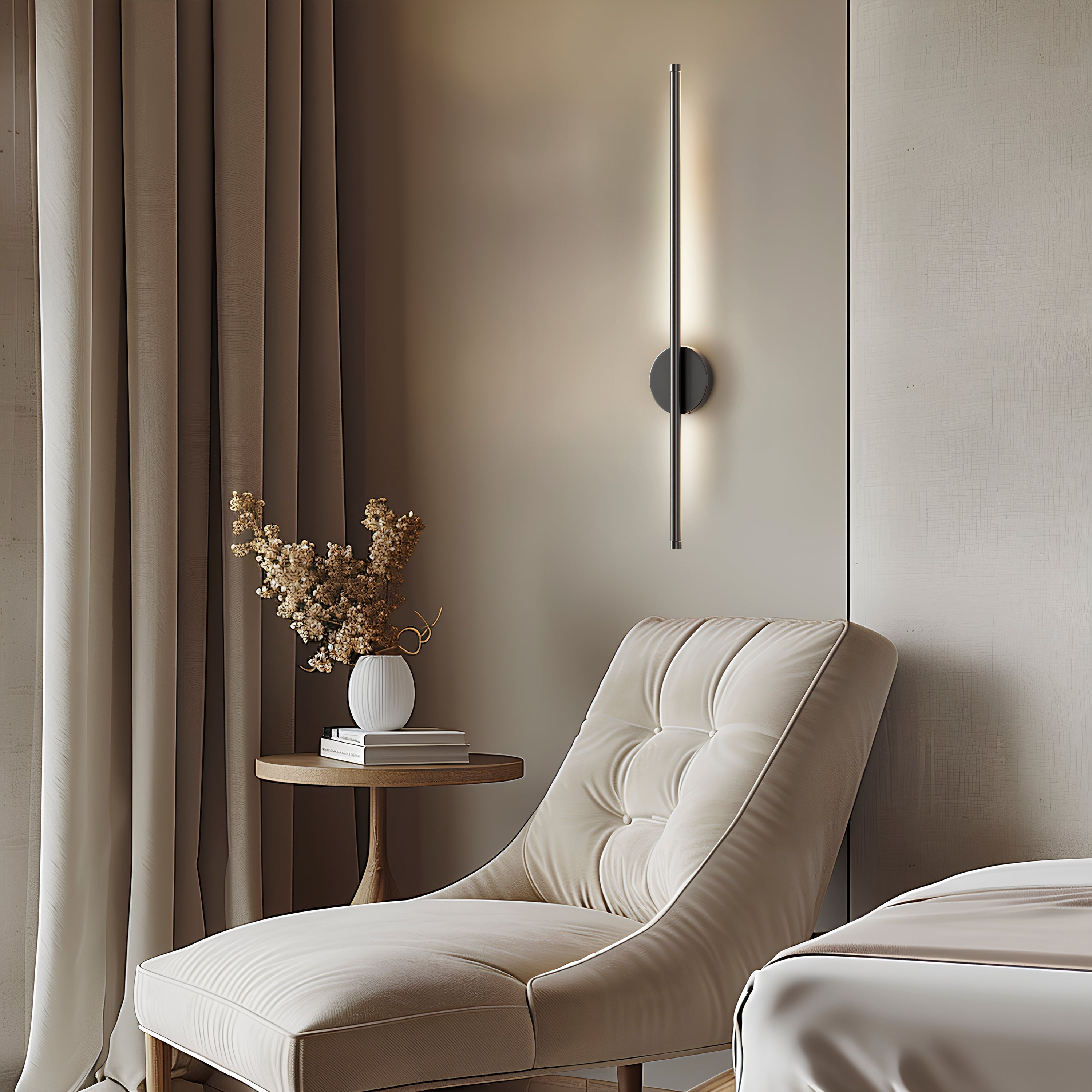 DecorBites™ Black Battery Operated Wall Sconces (SET OF 2)