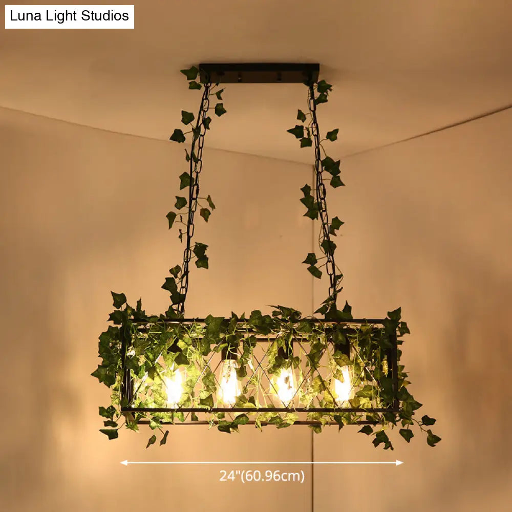 DecorBites™ Black Retro Metal Pendant Light - Industrial Hanging Island Fixture