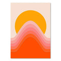 DecorBites™ Boho Sunset Art Prints for Living Room