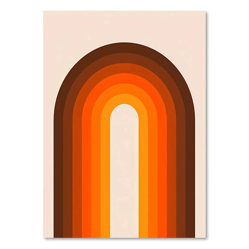 DecorBites™ Boho Sunset Rainbow Art Prints - Canvas Wall Decor