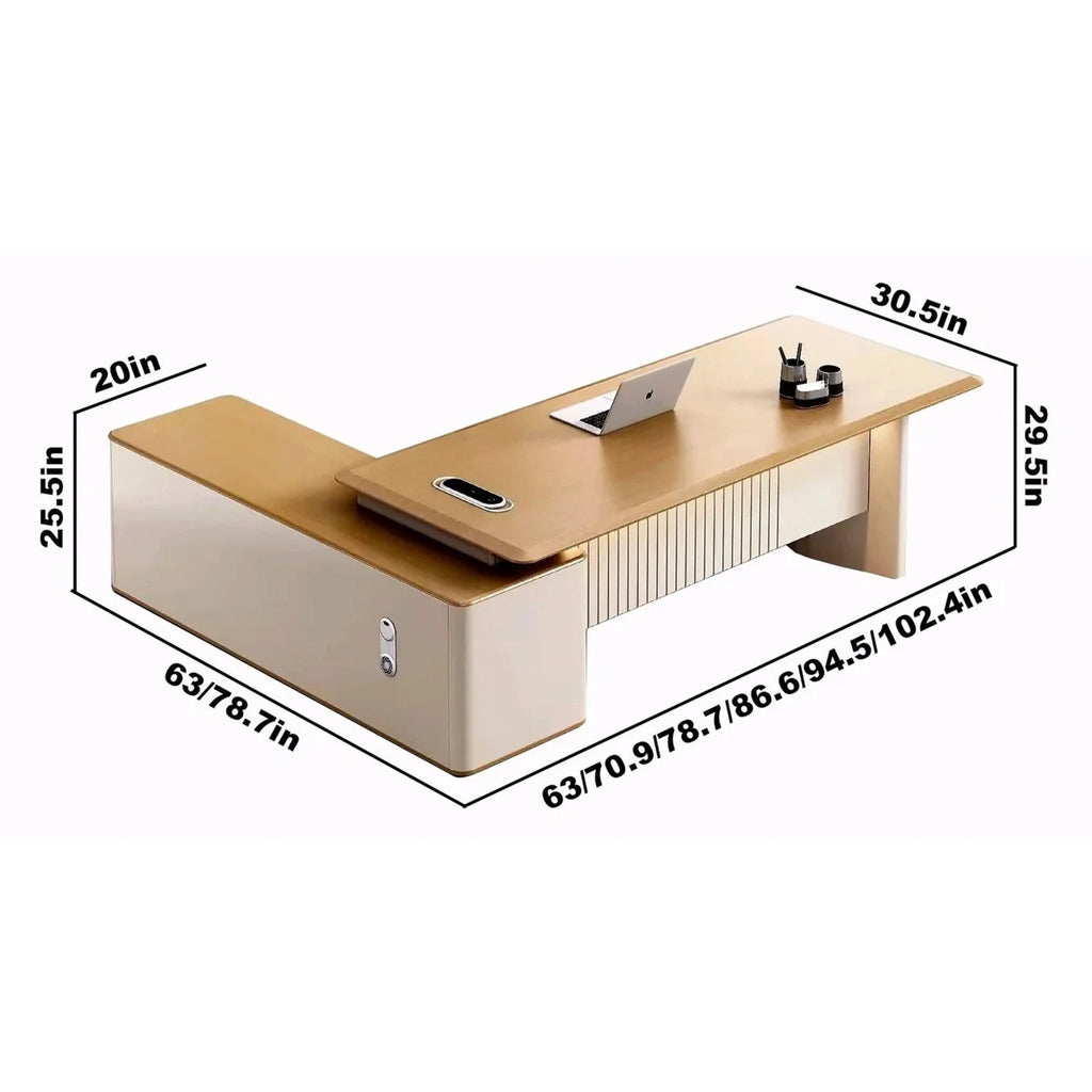 Vesta · Modern L-Shaped Executive Desk