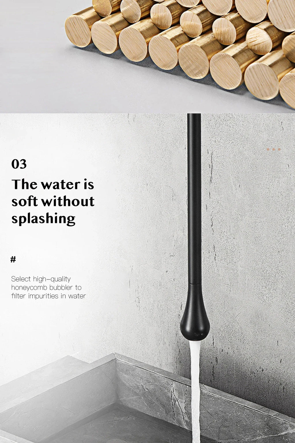 DecorBites™ Brass Black Luxury Bathroom Faucet - Single Handle