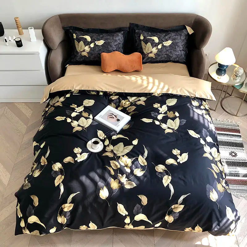 DecorBites™ Bright Flamingo Luxury Egyptian Cotton Bedding Set