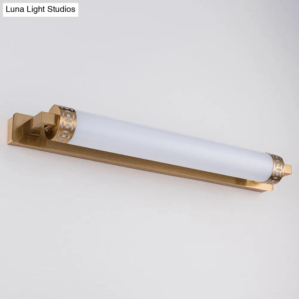 DecorBites™ Bronze LED Wall Light Sconce for Minimalist Bathroom Vanity Lighting