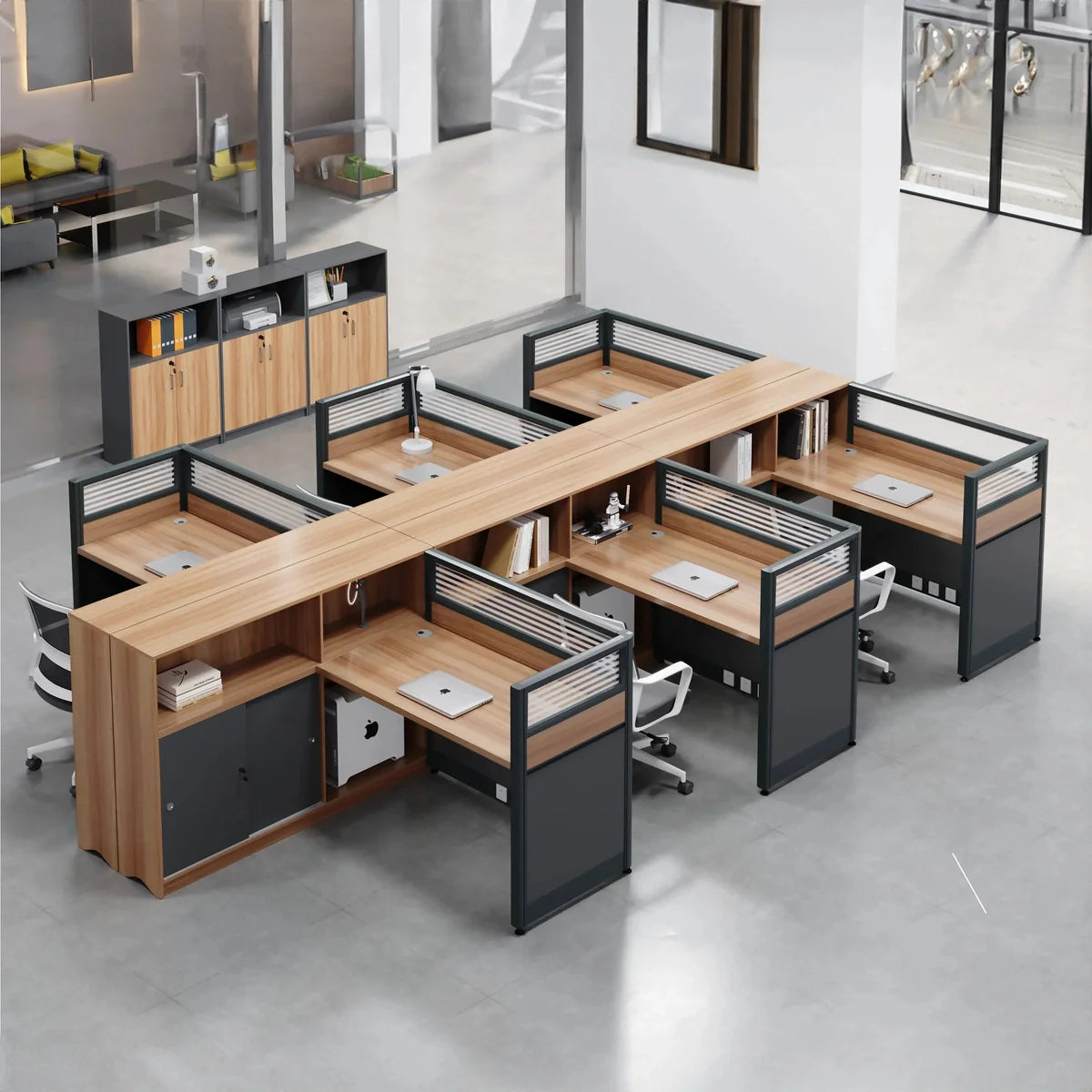 Brynn · L-Shaped Cubicle Workstation