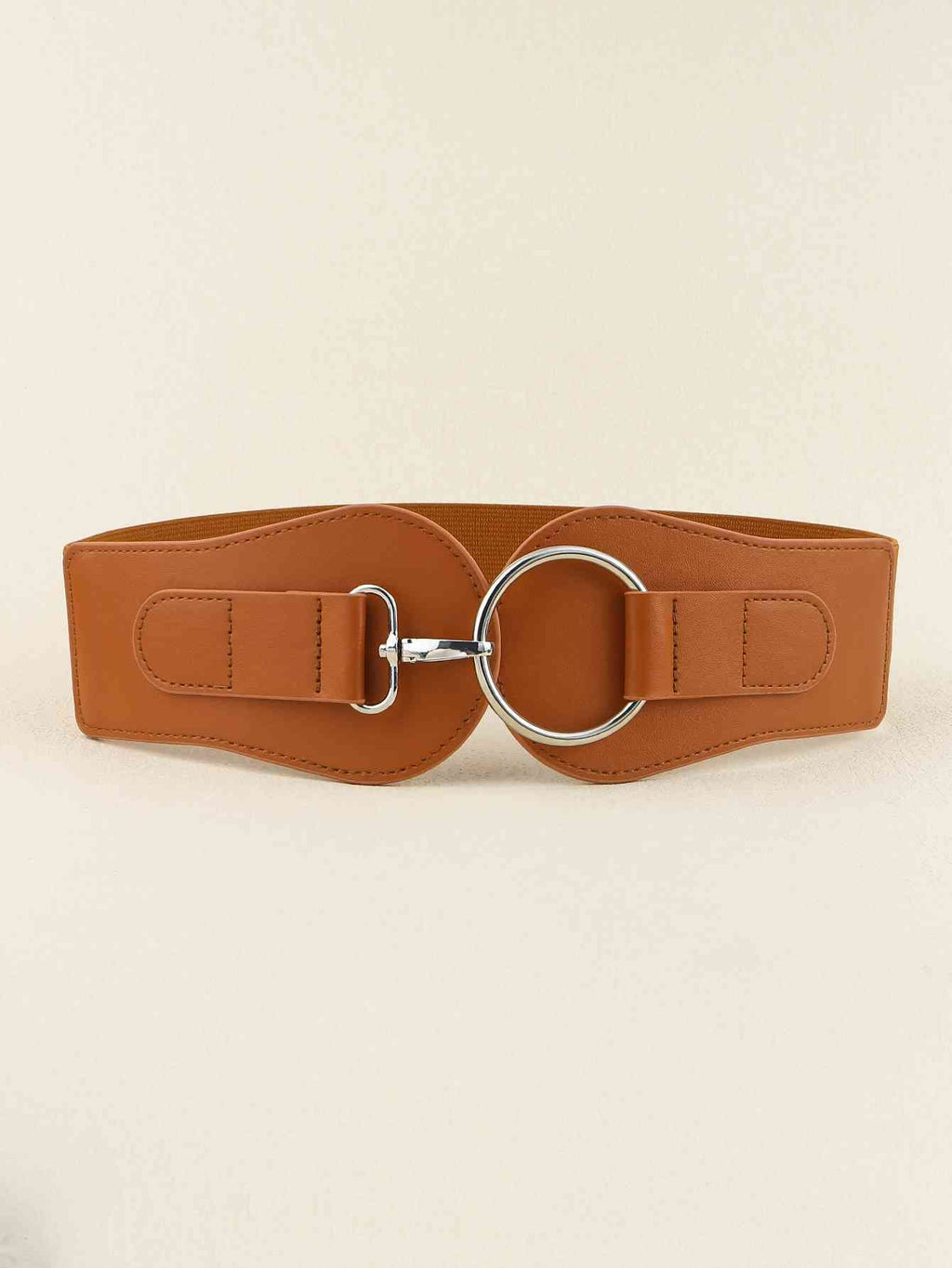 Elegant Fashion PU Elastic Wide Belt – Adjustable Comfort Fit See size chart under “more details”