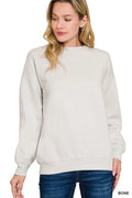 Fleece Crewneck Long Sleeve Sweatshirt