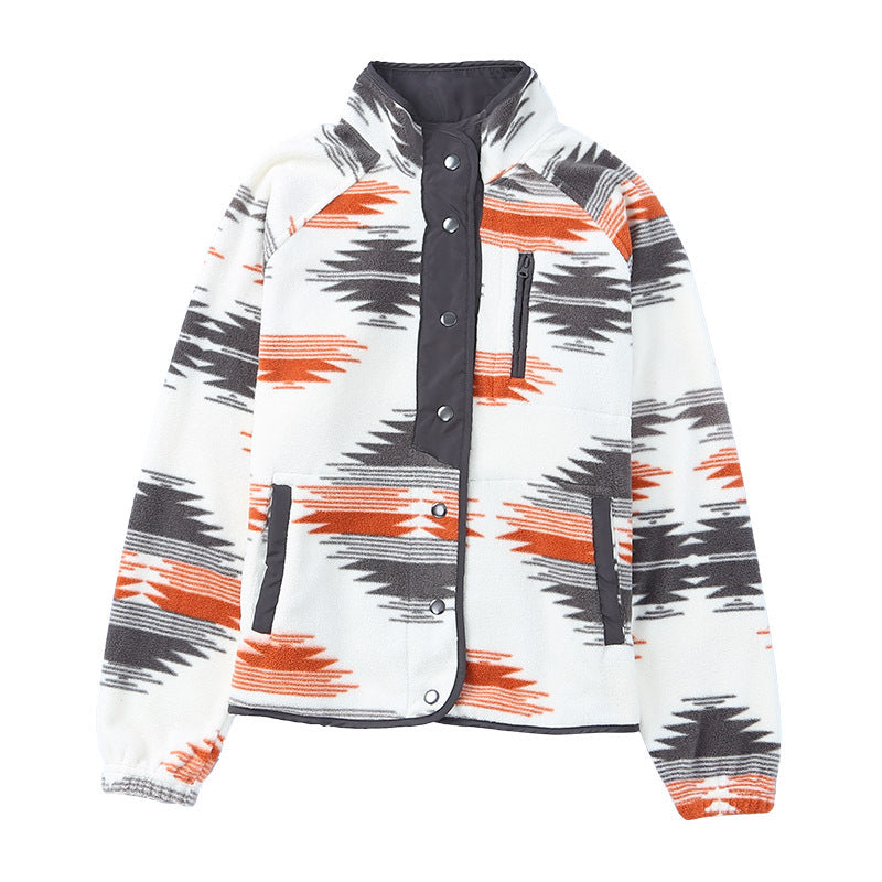 Women's Printed Fashion Personalized Jacket