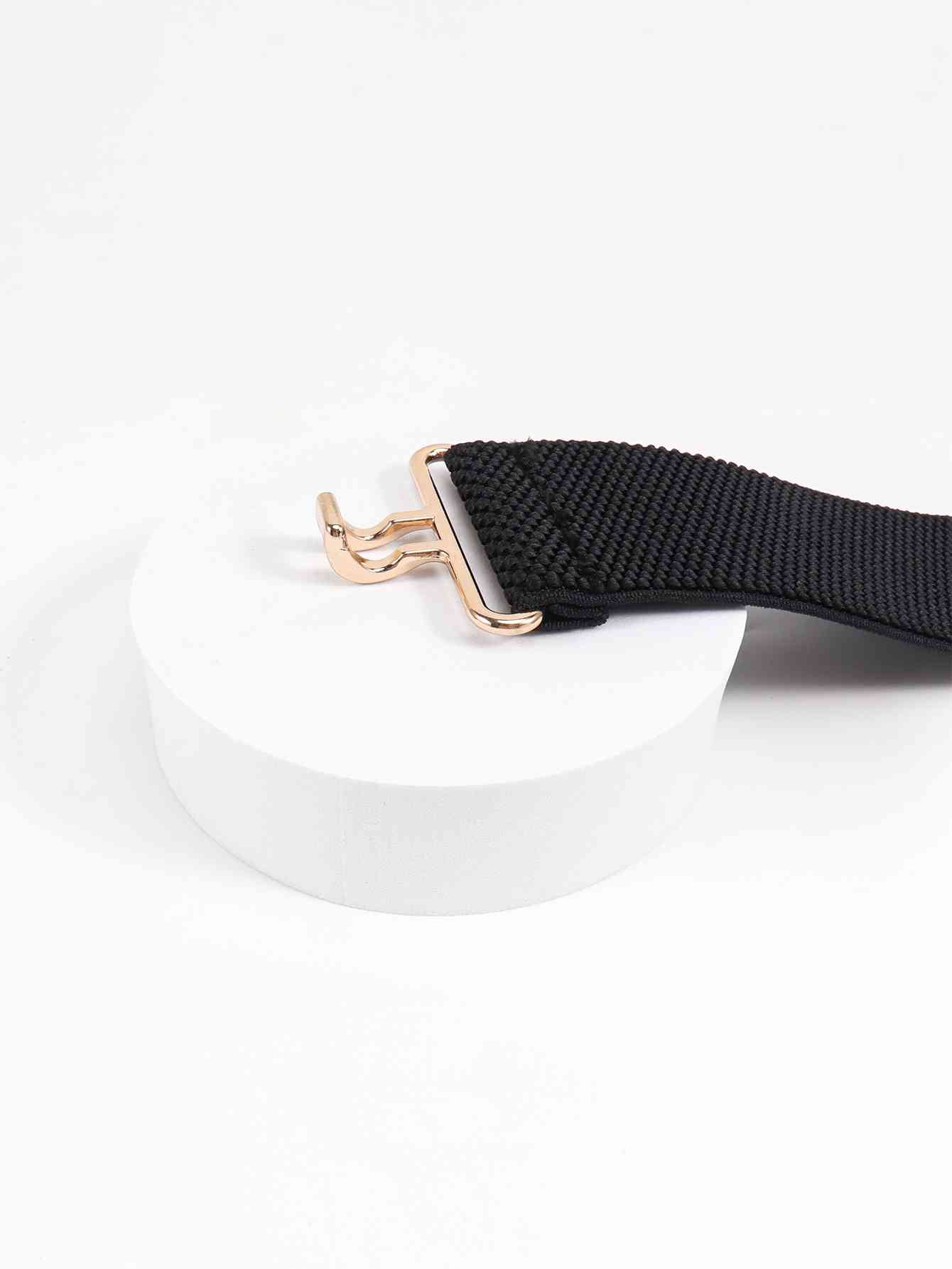 StylishFit Elastic Wide Belt – Adjustable Comfort and Chic Design See size chart under “more details”