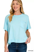 Exposed Seam Boxy Top