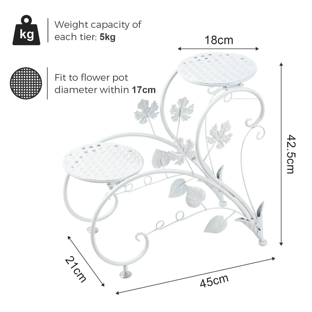 DecorBites™ Classic Tall Plant Stand Set for Indoor/Outdoor
