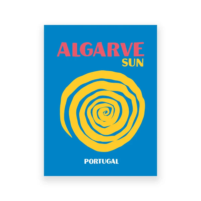 DecorBites™ Colorful Travel Posters Art Print Set
