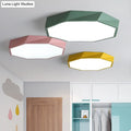 DecorBites™ Contemporary Acrylic Flush Mount Ceiling Light for Bedroom - Faceted Chandelier