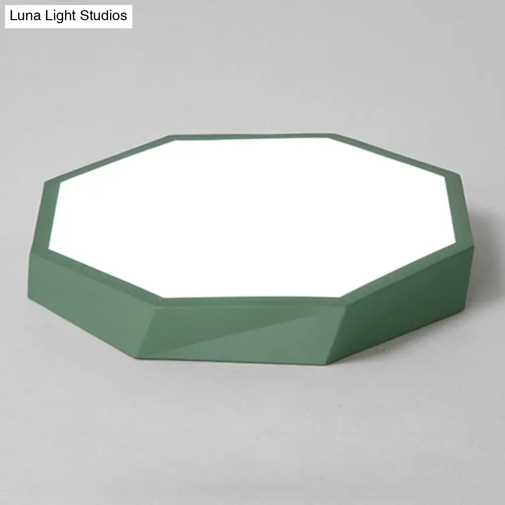 DecorBites™ Contemporary Acrylic Flush Mount Ceiling Light for Bedroom - Faceted Chandelier
