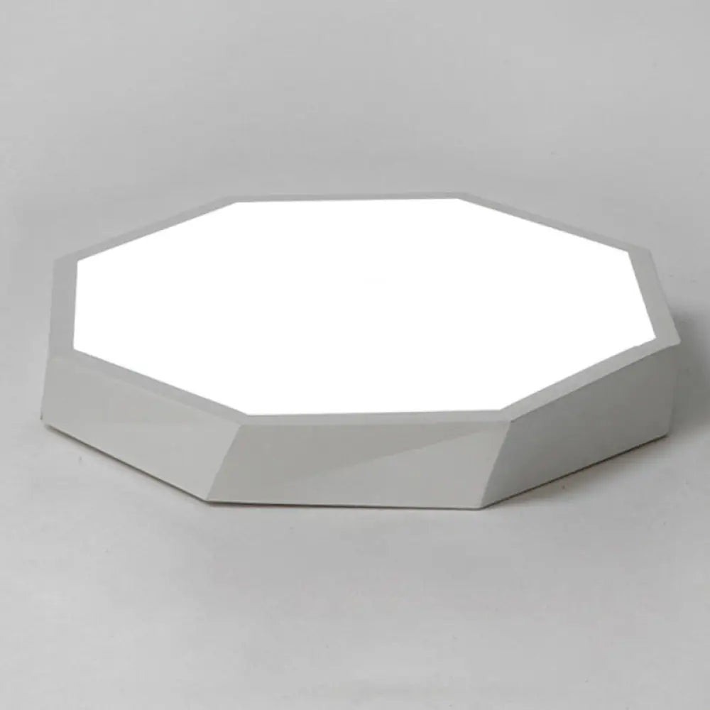 DecorBites™ Contemporary Acrylic Flush Mount Ceiling Light for Bedroom - Faceted Chandelier