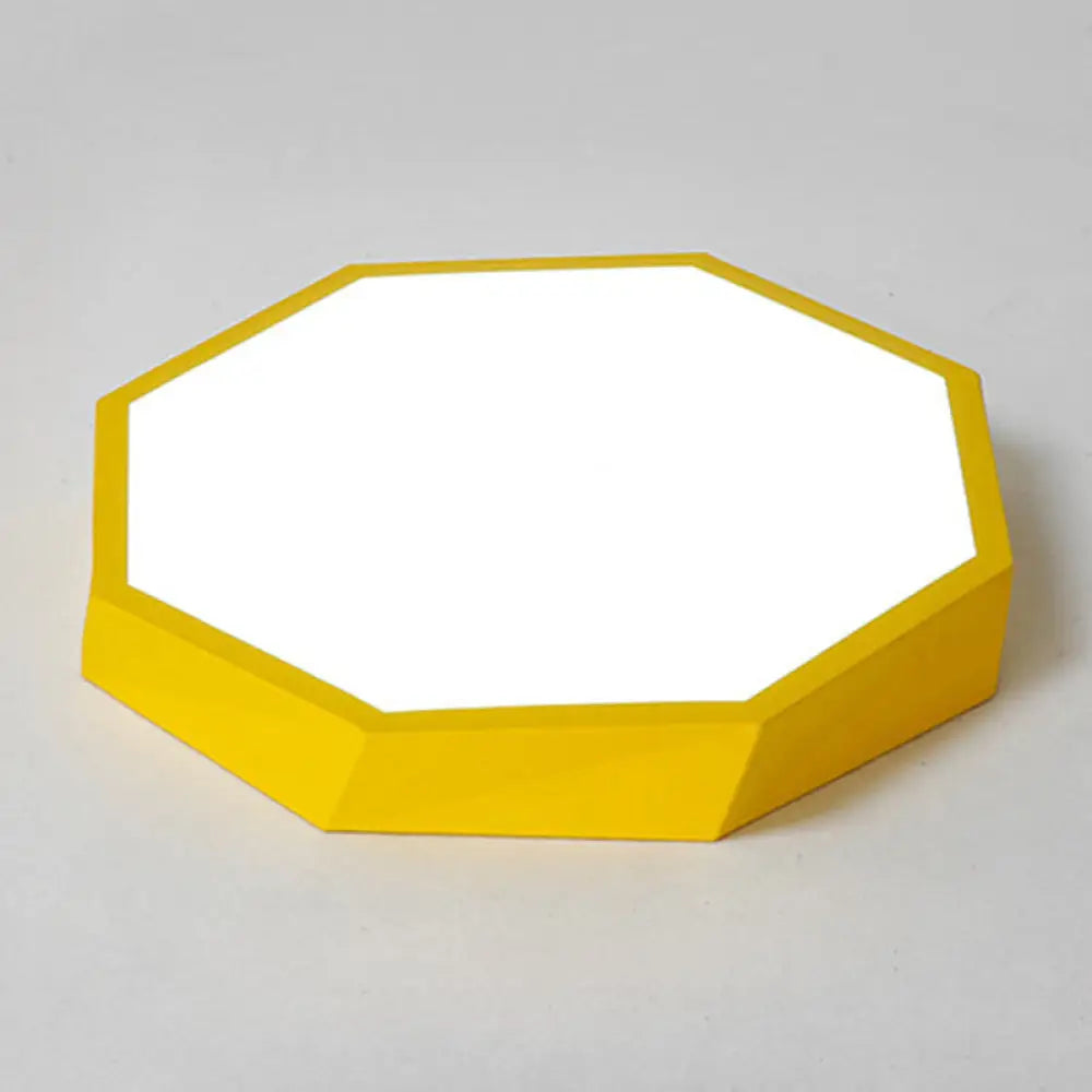 DecorBites™ Contemporary Acrylic Flush Mount Ceiling Light for Bedroom - Faceted Chandelier