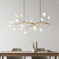 DecorBites™ Contemporary Acrylic LED Pendant Light with Bird Decoration - Branch Dining Room Island Lamp Kit