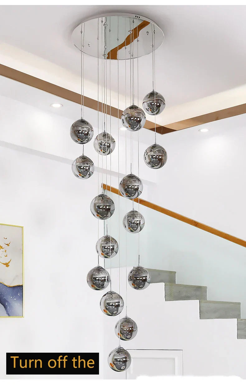 DecorBites™ Contemporary Crystal Ball Chandelier - Free Shipping