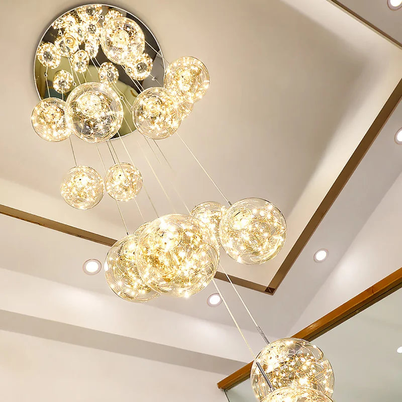 DecorBites™ Contemporary Crystal Ball Chandelier - Free Shipping