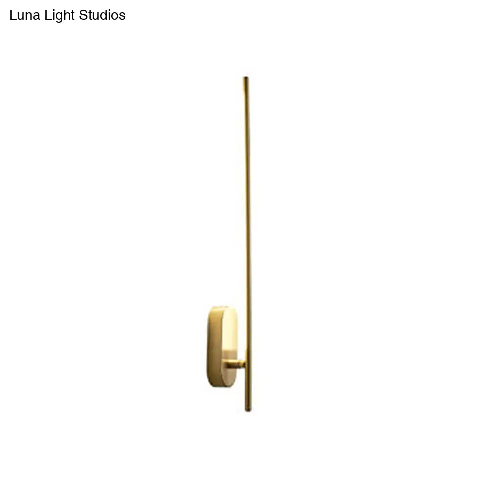 DecorBites™ Contemporary Gold LED Wall Mounted Sconce Lamp for Living Room