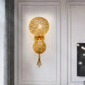 DecorBites™ Contemporary Gold Sconce Wall Light for Living Room