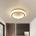 DecorBites™ Contemporary LED Ceiling Lamp in White with Moon, Deer, and Hot Air Balloon Flush Light