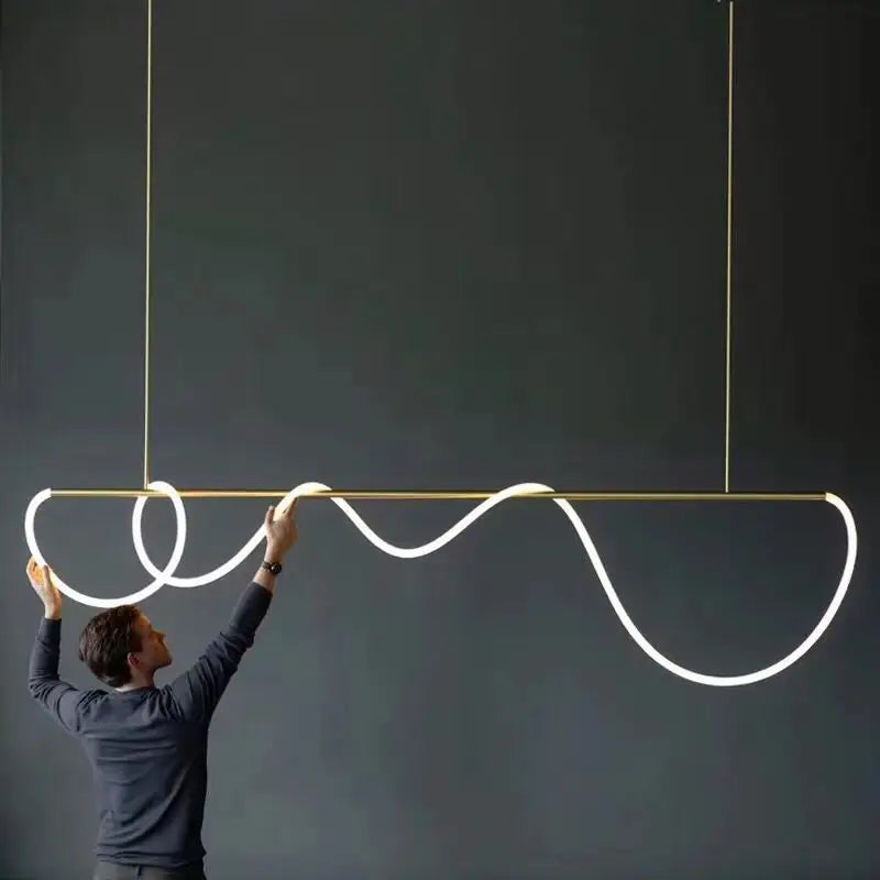 DecorBites™ Contemporary LED Chandelier for Dining Room Lighting
