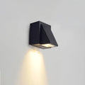 DecorBites™ Contemporary LED Outdoor Wall Mount Sconce Light with Metal Shade - Black Triangle/Cylinder/Rectangle