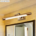 DecorBites™ Contemporary LED Vanity Light in Gold Finish - Tubed Wall Sconce for Kitchen, 20.5"/26" W