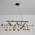 DecorBites™ Contemporary Metal Pendant Lighting with Round Canopy for Bedroom - Island Branch Design