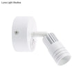 DecorBites™ Contemporary Metal Wall Mounted LED Sconce Light in Black/White - Warm/White Light
