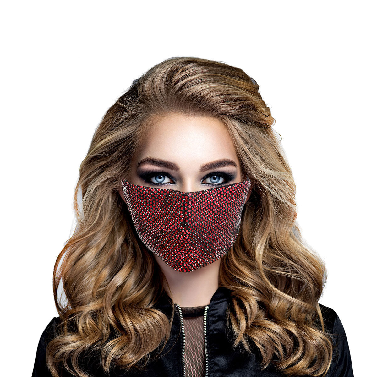 Fashion Mask Red Sequin Stylish Disco Accessory