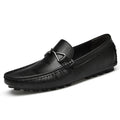Summer New Leather Shoes Cowhide Gommino Increased 6CM Leisure