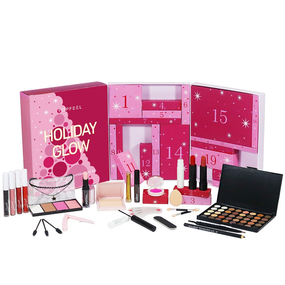 Makeup Set Earth Tone Eyeshadow Lip Gloss Lipstick And Other Suitable For Beginners