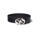 Retro Personalized Black Metal Buckle Belt For Women