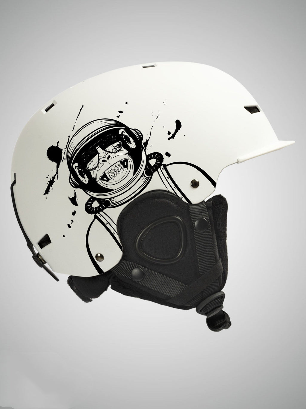 Adult Single And Double Board Snow Goggles Integrated Crash Helmet